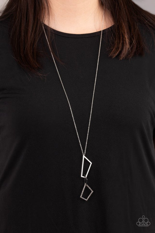 Shapely Silhouettes - Silver - Paparazzi Necklace Image