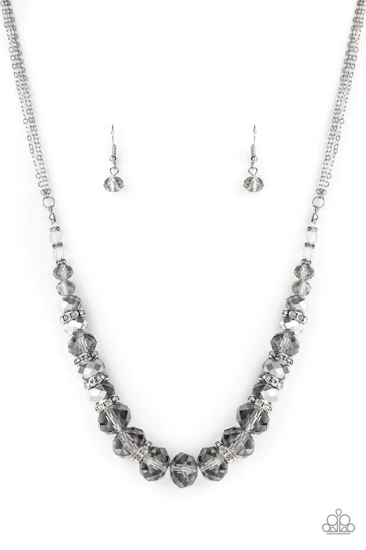 Paparazzi Necklace ~ Distracted by Dazzle - Silver