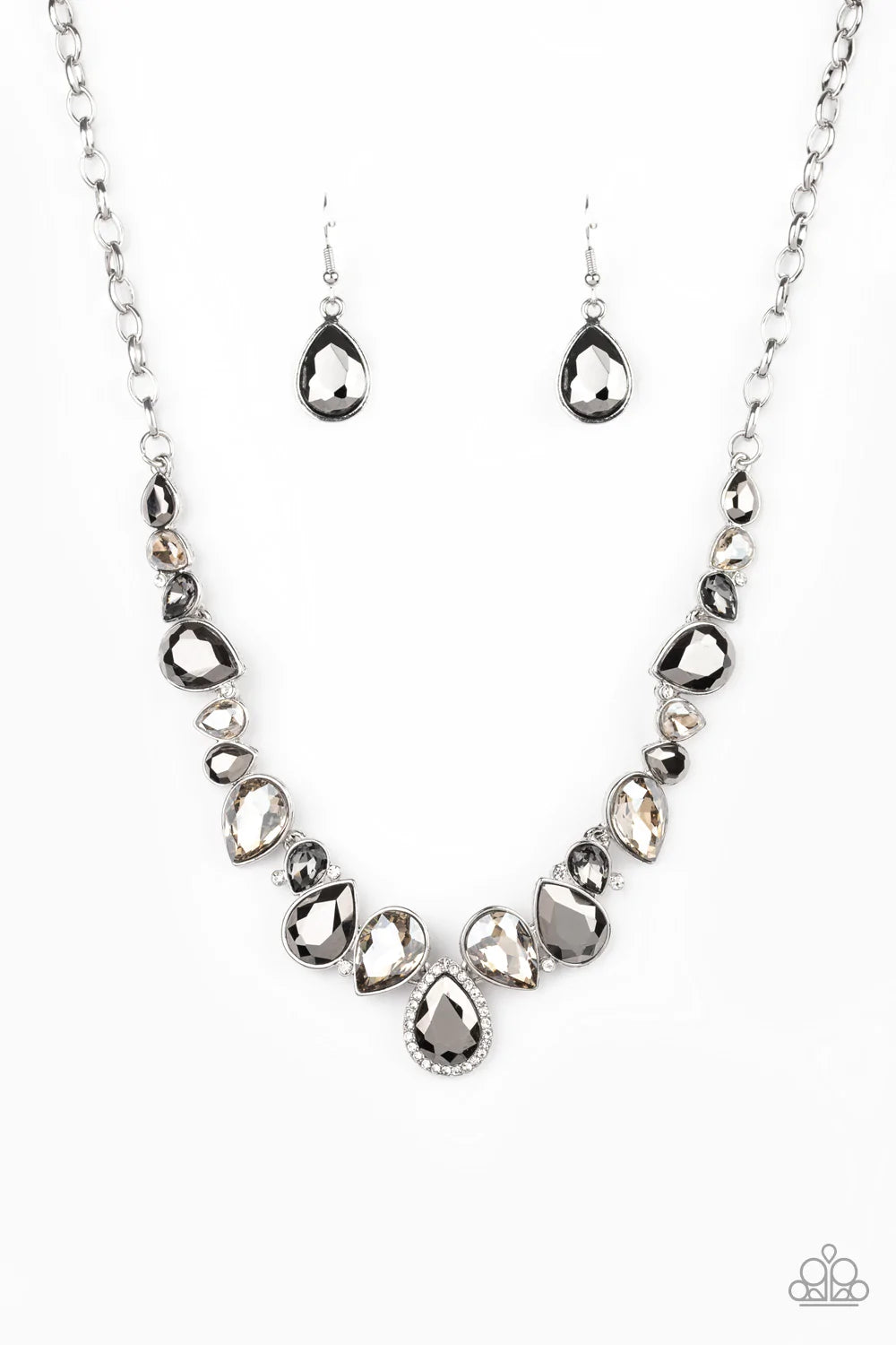 Paparazzi Necklace ~ I Want It All - Silver