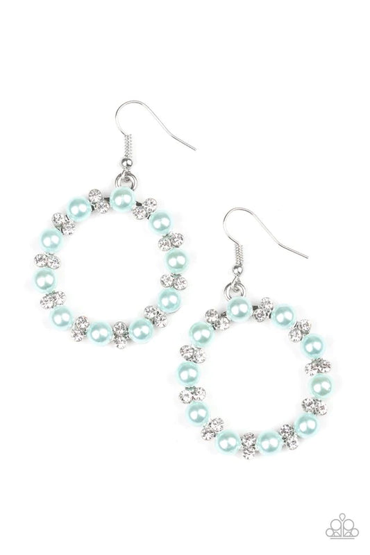 Paparazzi Earring ~ Symphony Sparkle - Blue