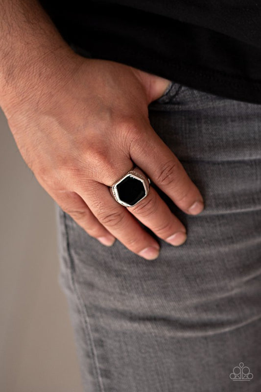 HEX Out - Black - Paparazzi Ring Image