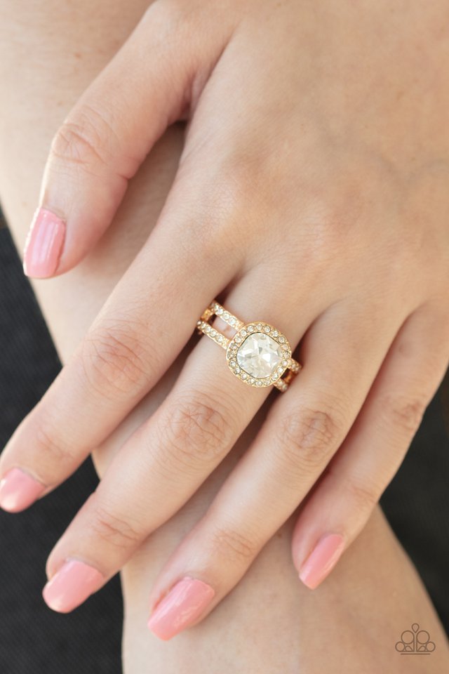Countess Charm - Gold - Paparazzi Ring Image