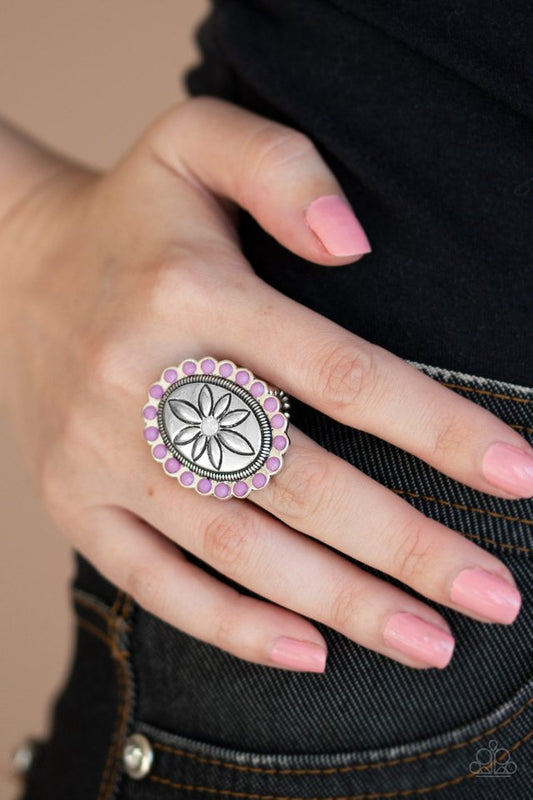 Garden Paradise - Purple - Paparazzi Ring Image