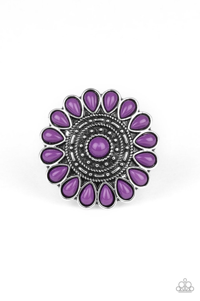 Posy Paradise - Purple - Paparazzi Ring Image