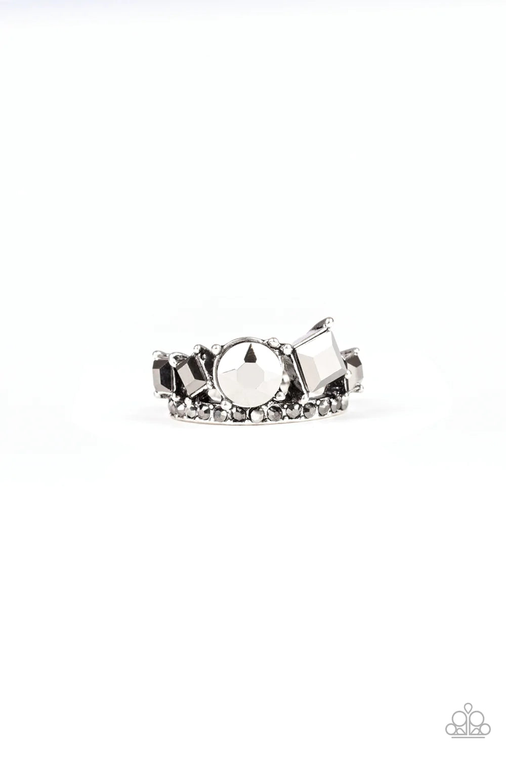 Paparazzi Ring ~ Champion Couture - Silver