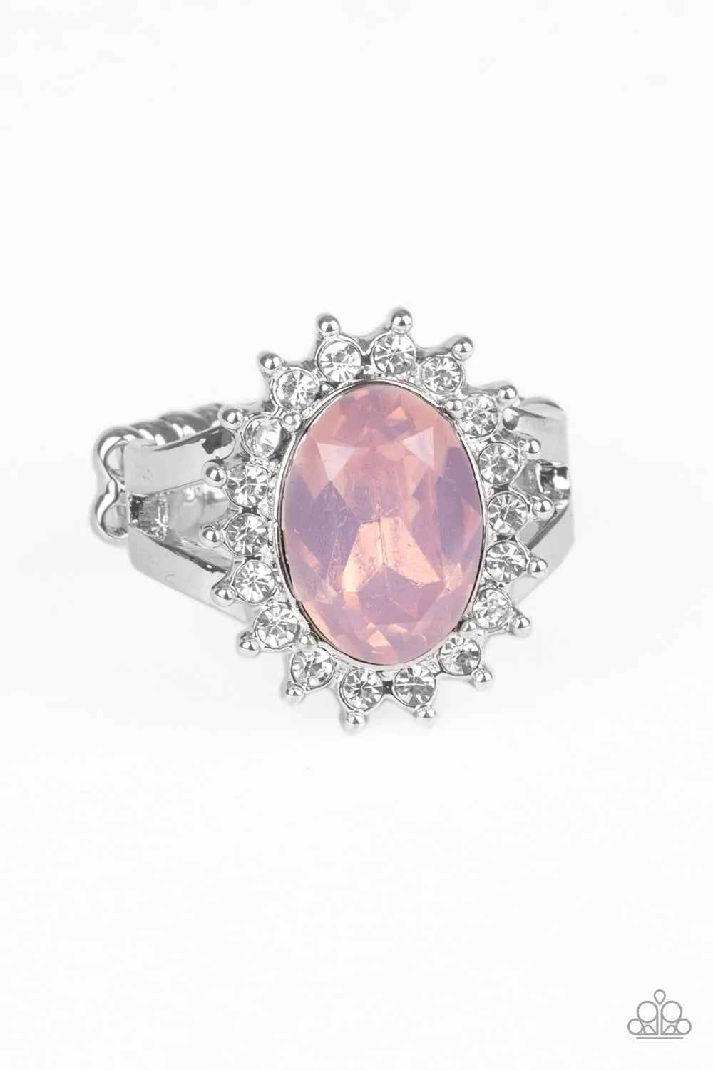 Anillo Paparazzi ~ Iluminado iridiscentemente - Rosa