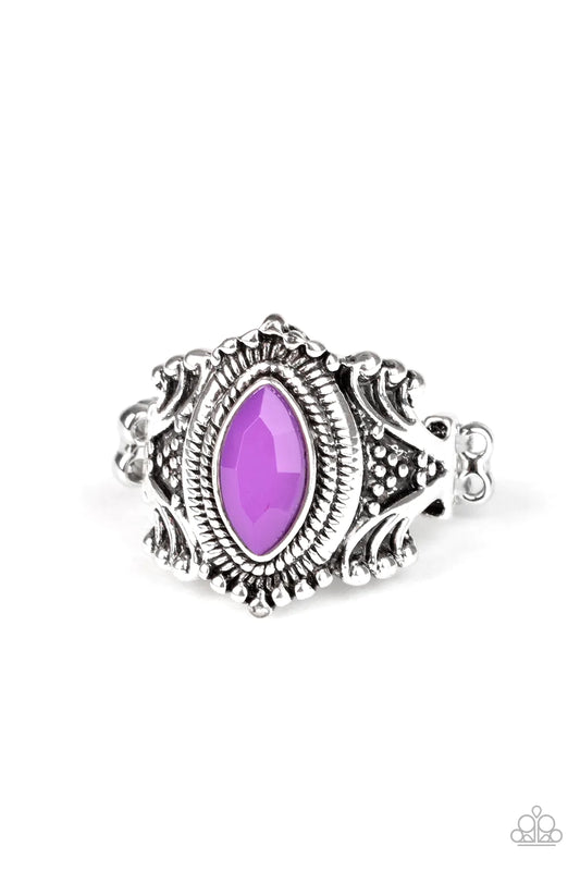 Paparazzi Ring ~ Tangy Texture - Purple