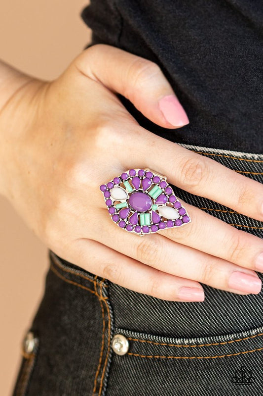 Jungle Jewelry - Purple - Paparazzi Ring Image