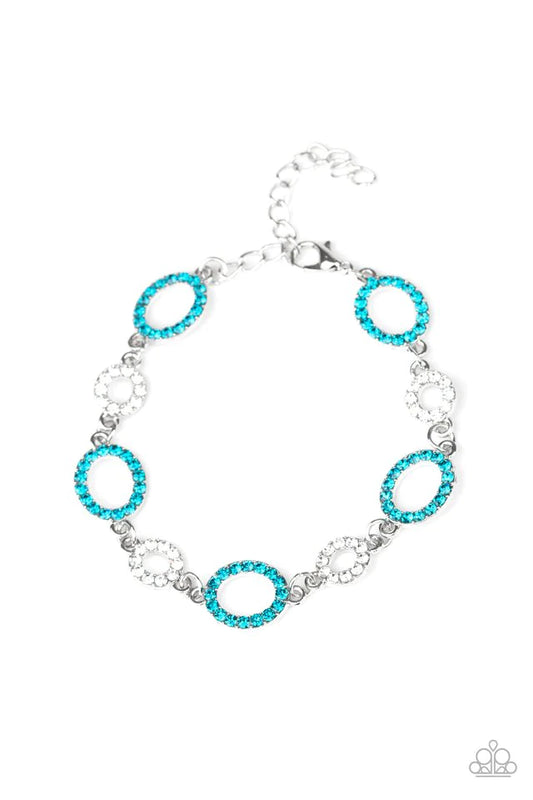 Paparazzi Bracelet ~ Bubbly Bedazzle - Blue