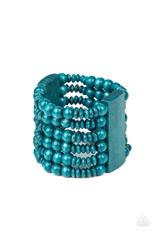 Paparazzi Bracelet ~ Dont Stop BELIZE-ing - Blue