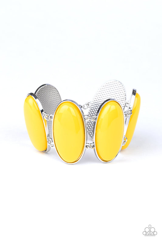 Paparazzi Bracelet ~ Power Pop - Yellow