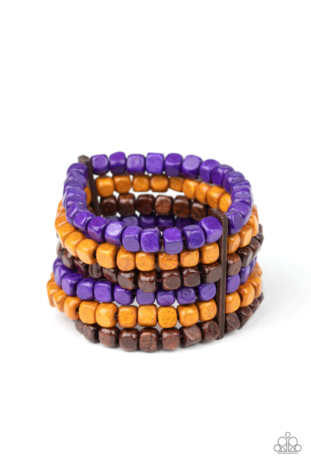 Paparazzi Bracelet ~ Tropical Tundra - Purple