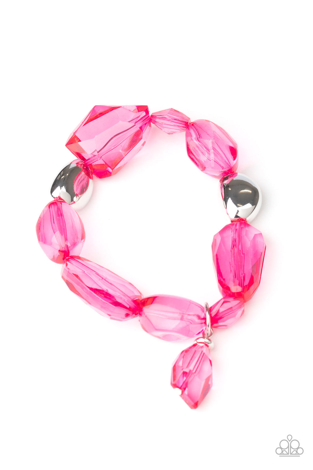 Paparazzi Bracelet ~ Gemstone Glamour - Pink