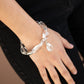 Paparazzi Bracelet ~ Gemstone Glamour - White