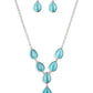 Paparazzi Necklace ~ Dewy Decadence - Blue