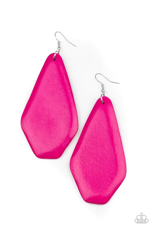 Paparazzi Earring ~ Vacation Ready - Pink