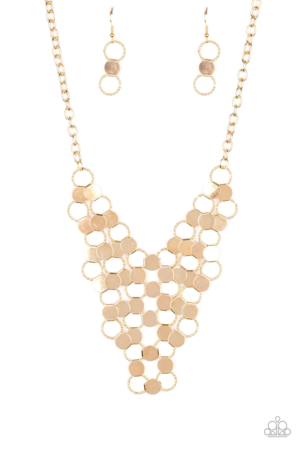 Paparazzi Necklace ~ Net Result - Gold