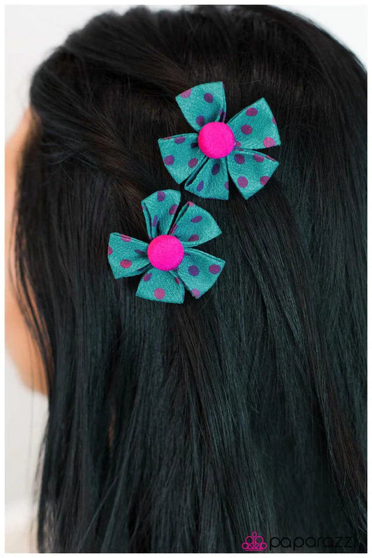 Accesorios para el cabello de Paparazzi ~ The Wallflower - Azul