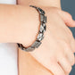 Hammered Harmony - Black - Paparazzi Bracelet Image