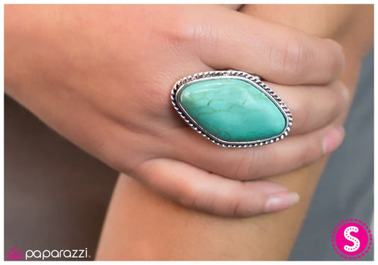 Anillo Paparazzi ~ Caballos salvajes - Azul