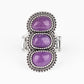 Radiant Rubble - Purple - Paparazzi Ring Image