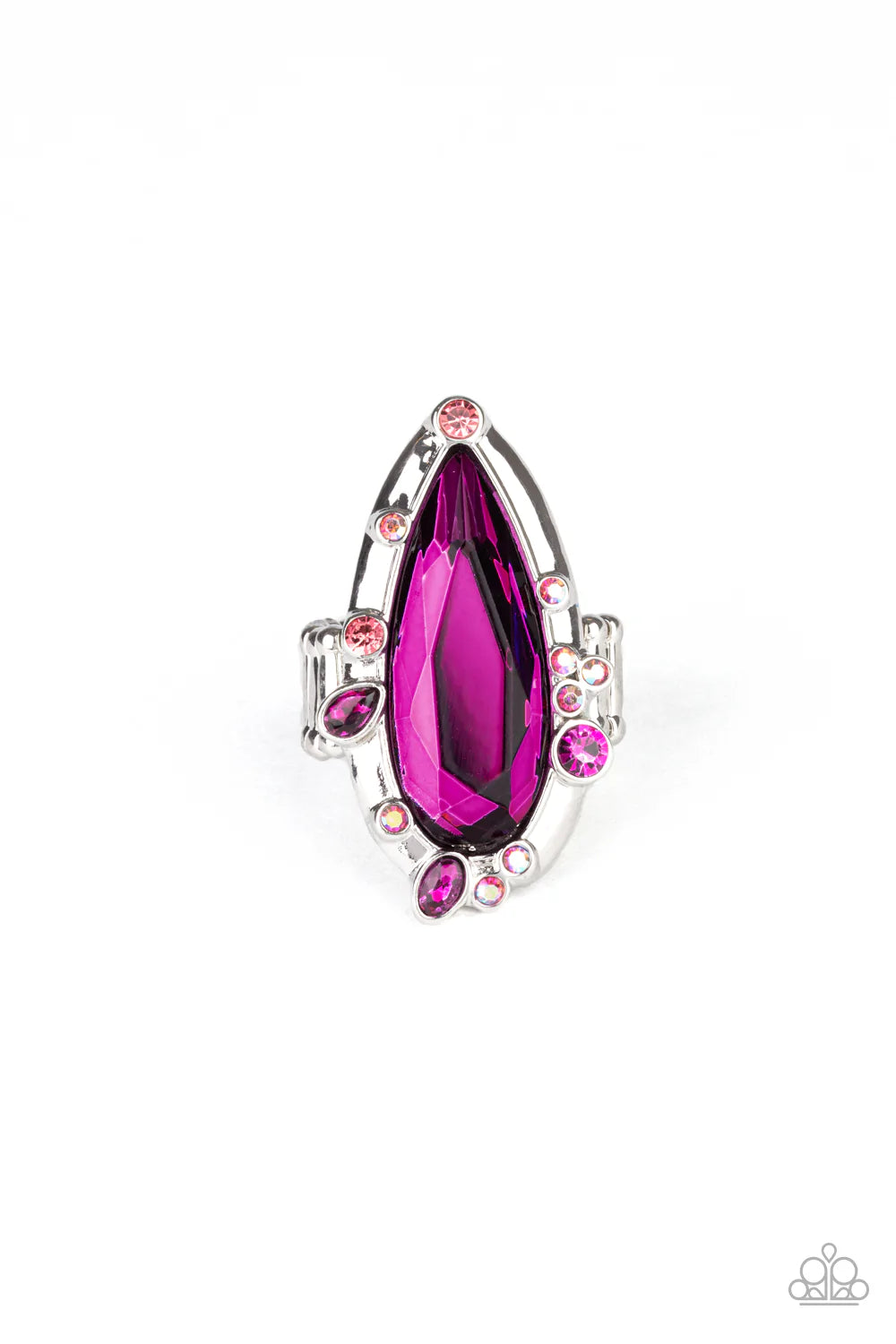 Anillo Paparazzi ~ Sparkle Smitten - Rosa