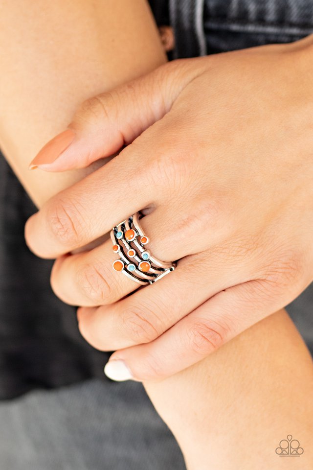 Saguaro Skies - Orange - Paparazzi Ring Image