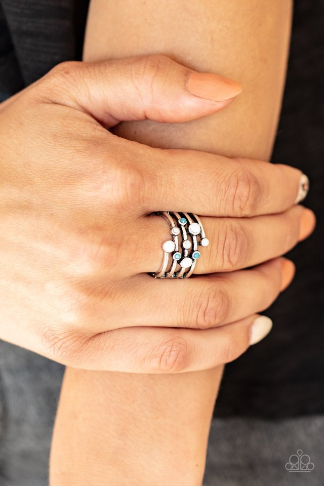 Saguaro Skies - White - Paparazzi Ring Image