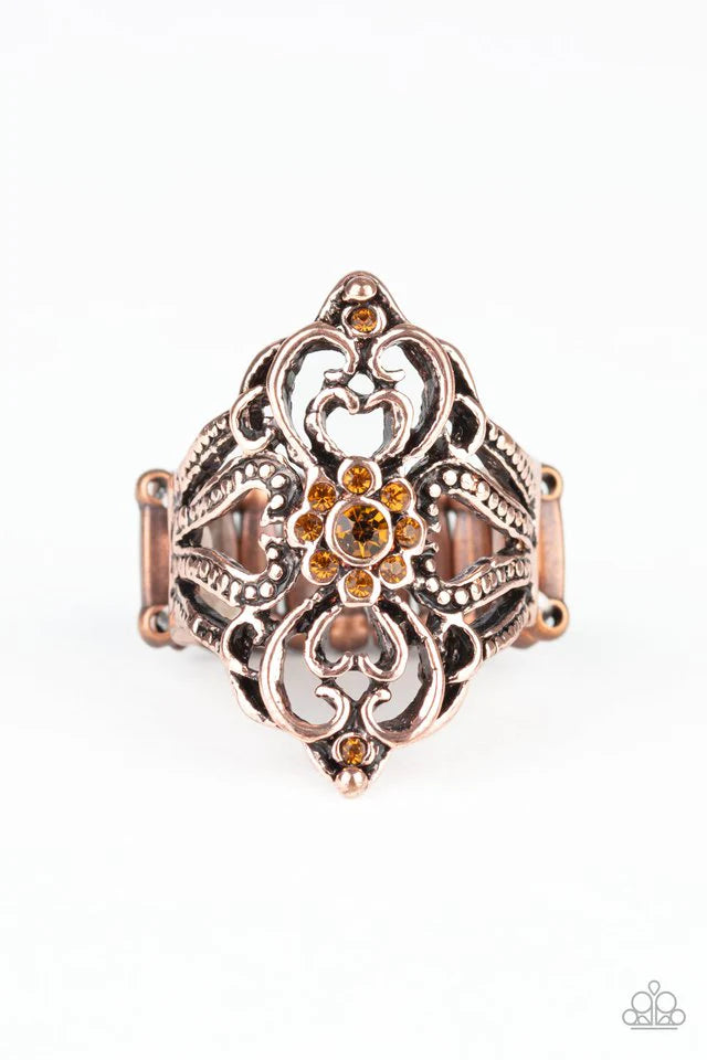 Paparazzi Ring ~ Totally Taken - Copper