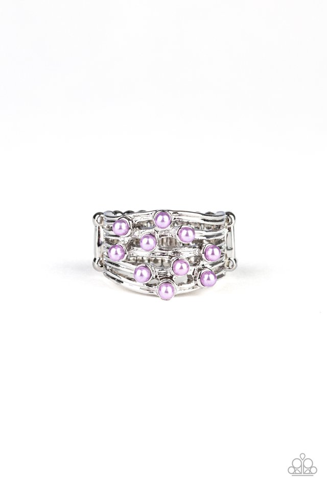 Bubbles and Baubles - Purple - Paparazzi Ring Image