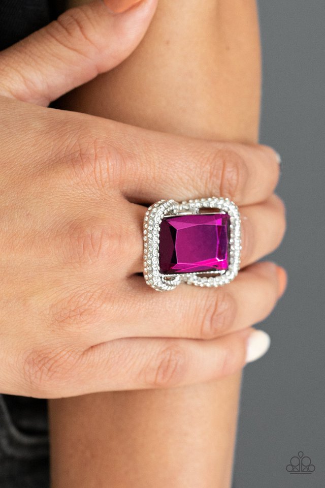 Deluxe Decadence - Pink - Paparazzi Ring Image