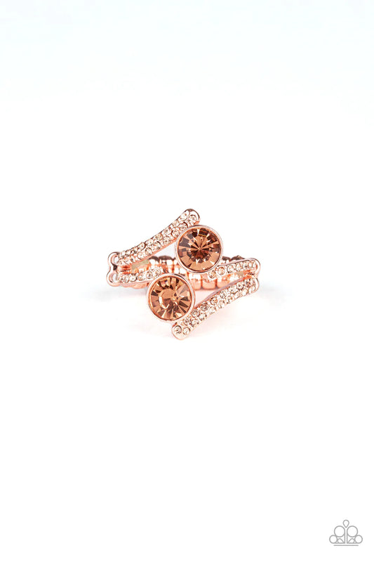 Paparazzi Ring ~ Over The Top Glamour - Copper