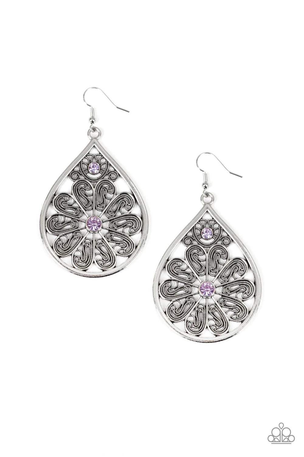 Paparazzi Earring ~ Whimsy Dreams - Purple