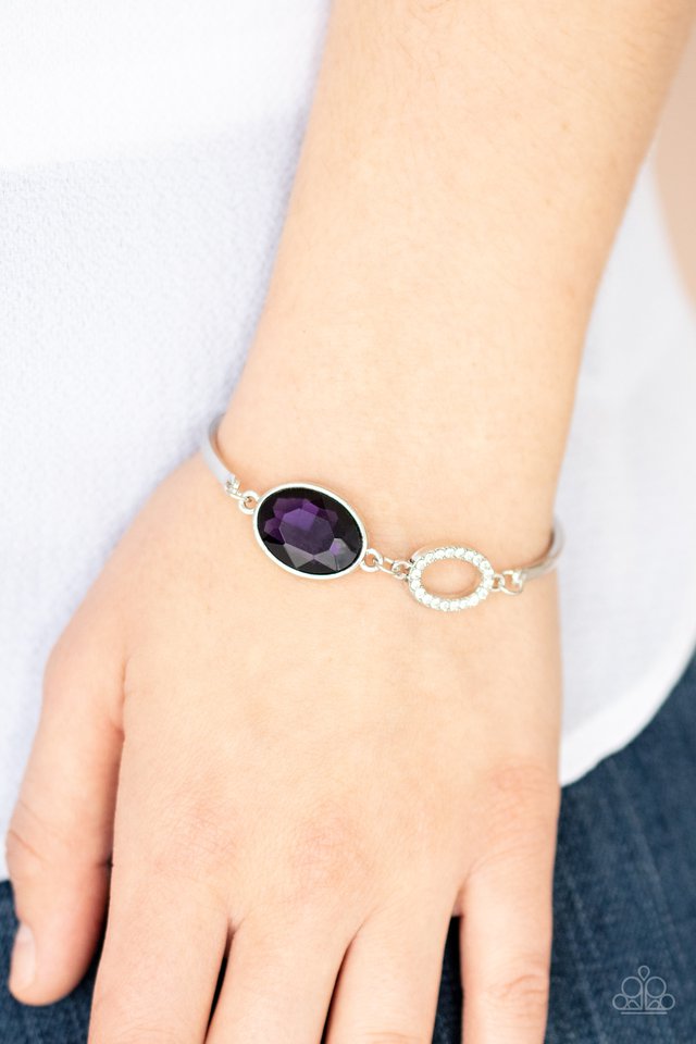 Glamorous Glow - Purple - Paparazzi Bracelet Image