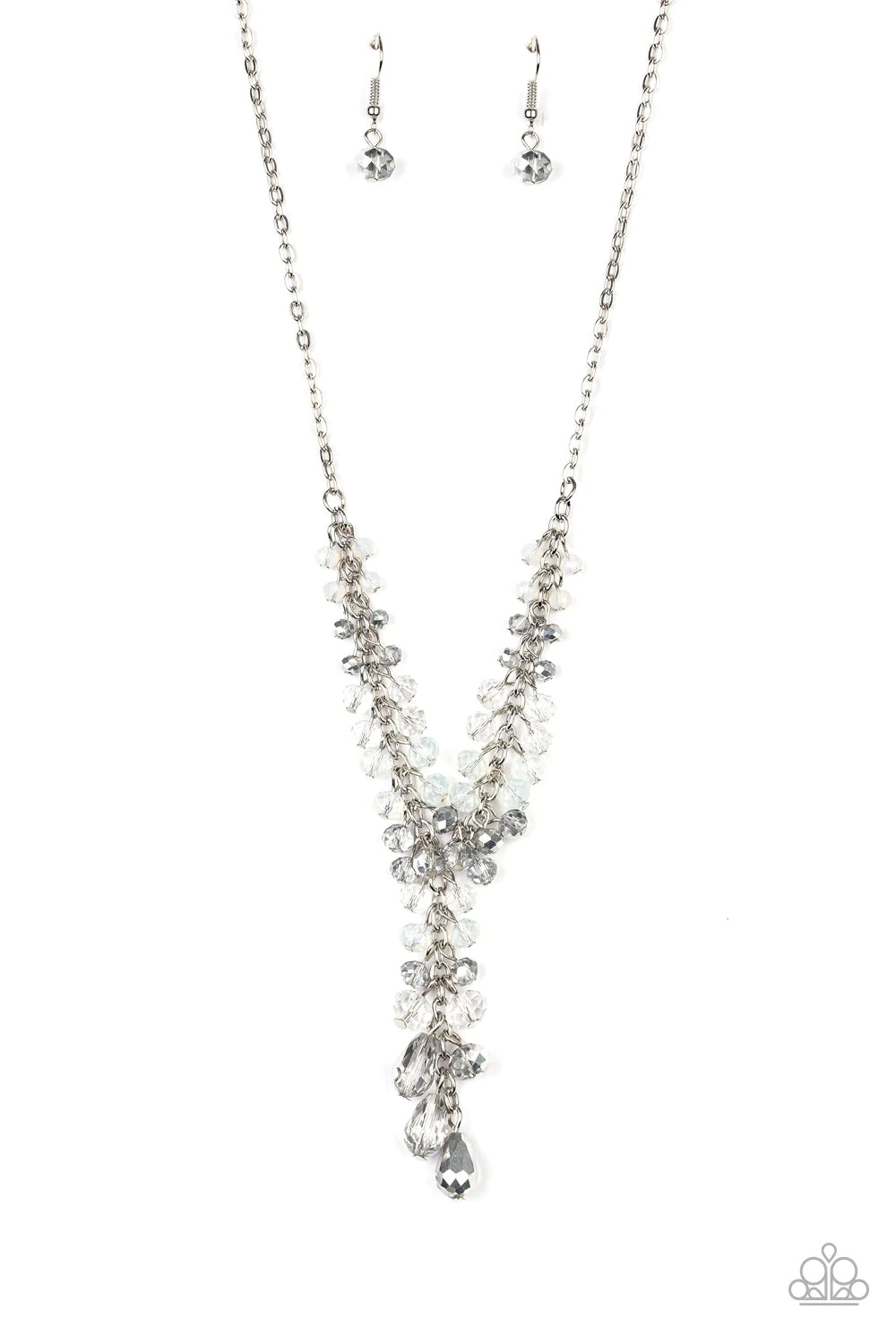 Paparazzi Necklace ~ Iridescent Illumination - Silver