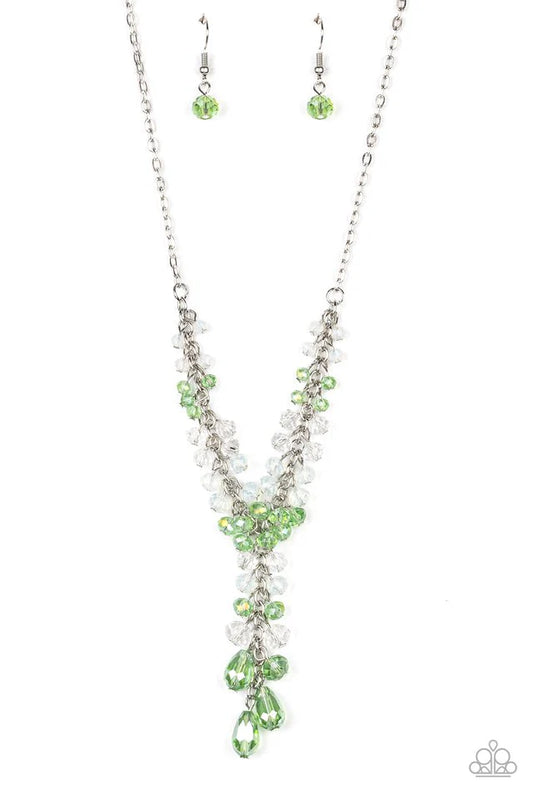 Paparazzi Necklace ~ Iridescent Illumination - Green