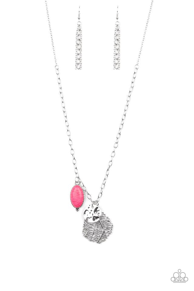 Free-Spirited Forager - Pink - Paparazzi Necklace Image