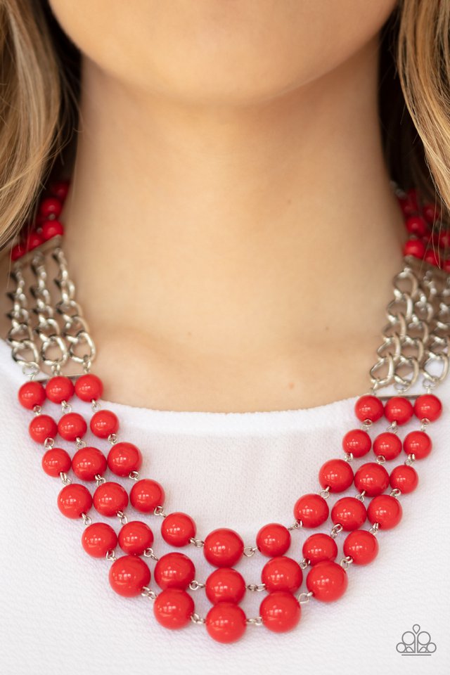 A La Vogue - Red - Paparazzi Necklace Image