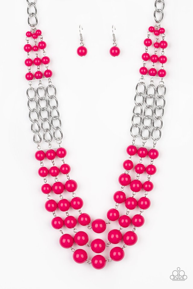 A La Vogue - Pink - Paparazzi Necklace Image