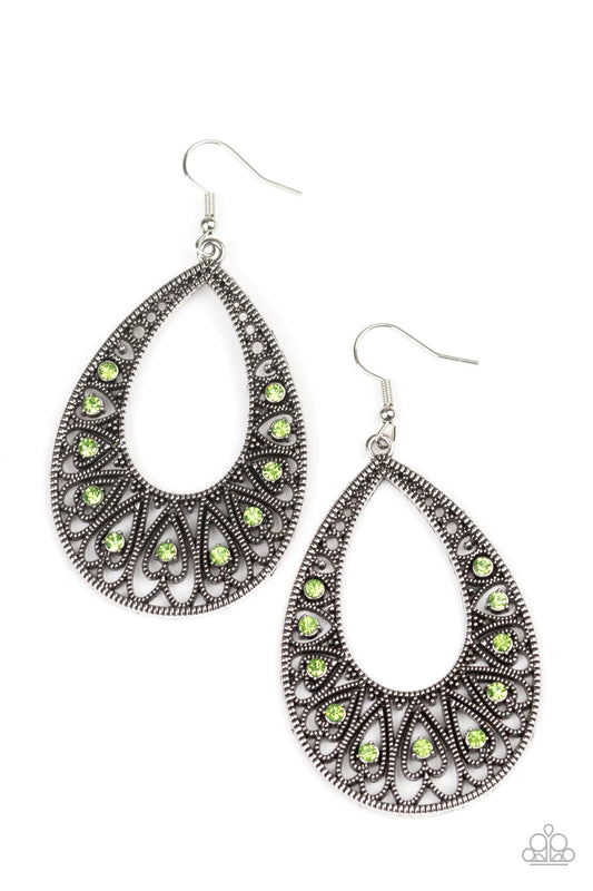 Paparazzi Earring ~ Love To Be Loved - Green