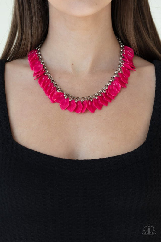 Super Bloom - Pink - Paparazzi Necklace Image