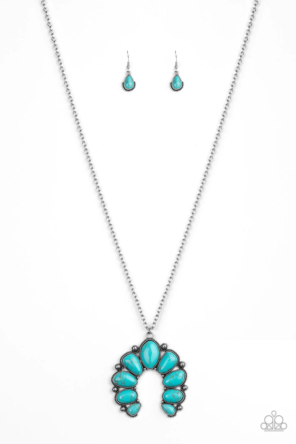 Paparazzi Necklace ~ Stone Monument - Blue