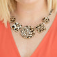 Paparazzi Necklace ~ Here Kitty Kitty - Brown