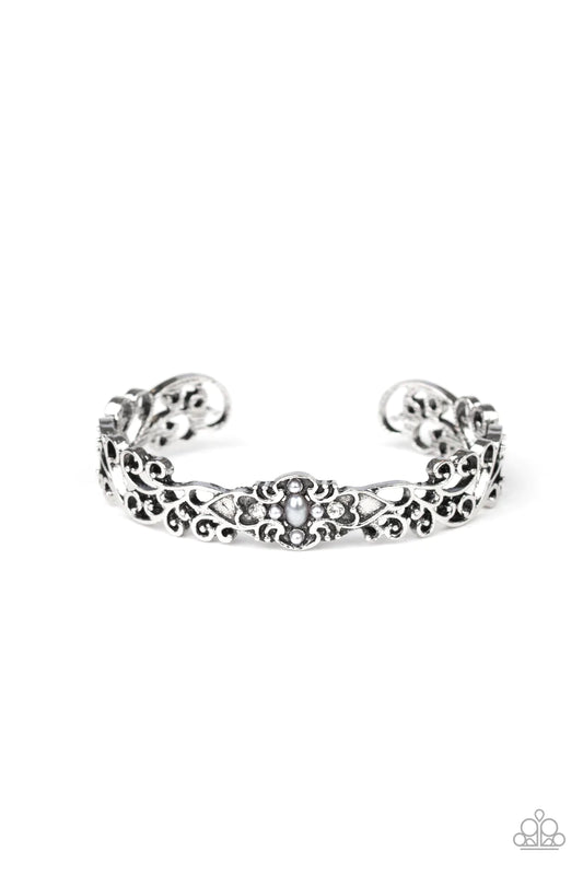 Paparazzi Bracelet ~ Victorian Vines - Silver