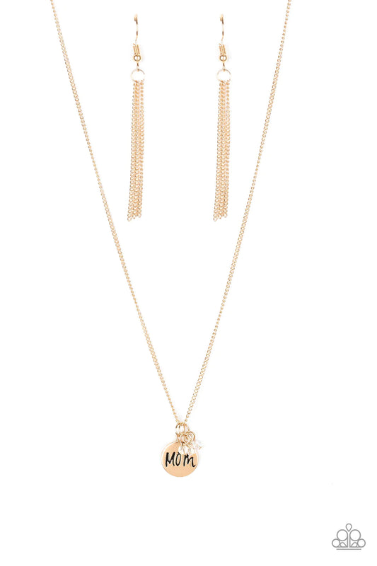 Paparazzi Necklace ~ Mom Mode - Gold