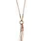 Tasseled Trinket - Copper - Paparazzi Necklace Image