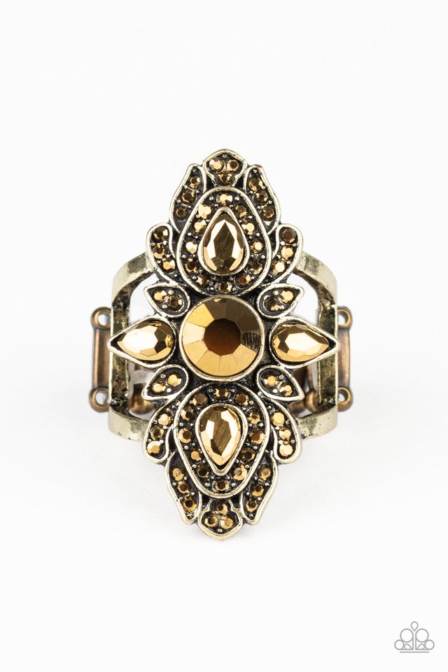 Glam Demand - Brass - Paparazzi Ring Image