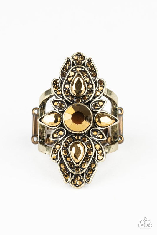 Glam Demand - Brass - Paparazzi Ring Image