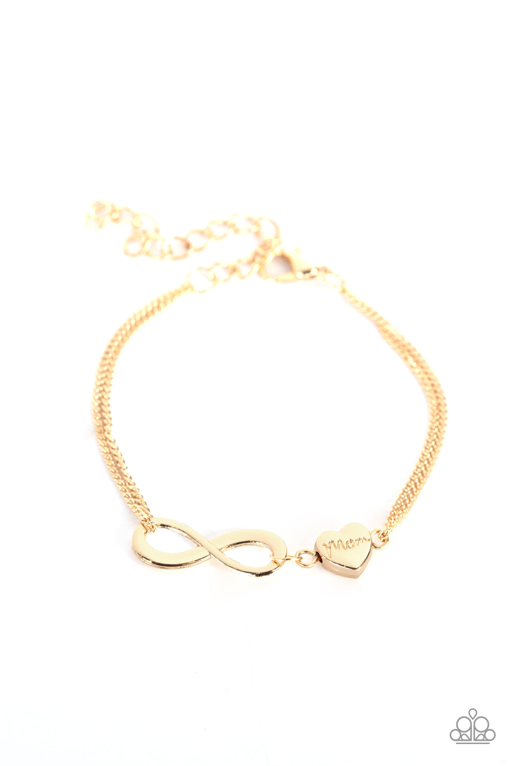 Paparazzi Bracelet ~ Purest Love - Gold