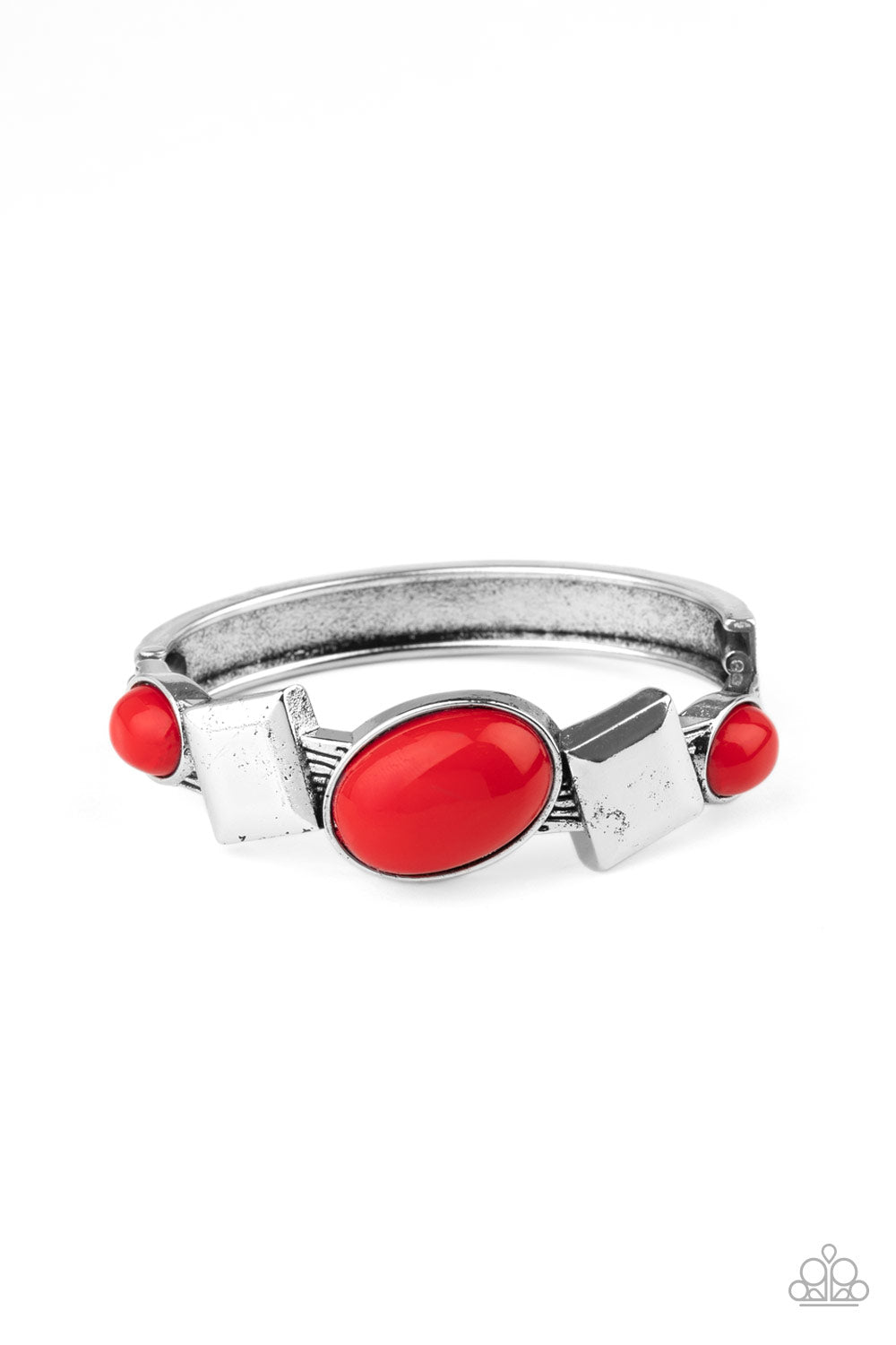 Paparazzi Bracelet ~ Abstract Appeal - Red